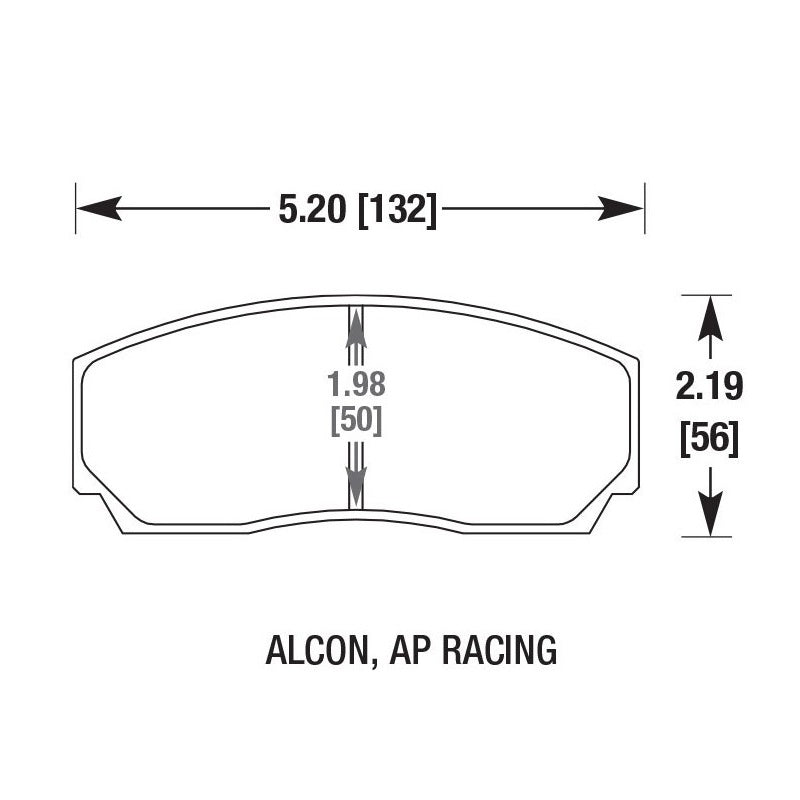 GLOC Brake Pad - 4 Piston R10 Front AP/Wilwood
