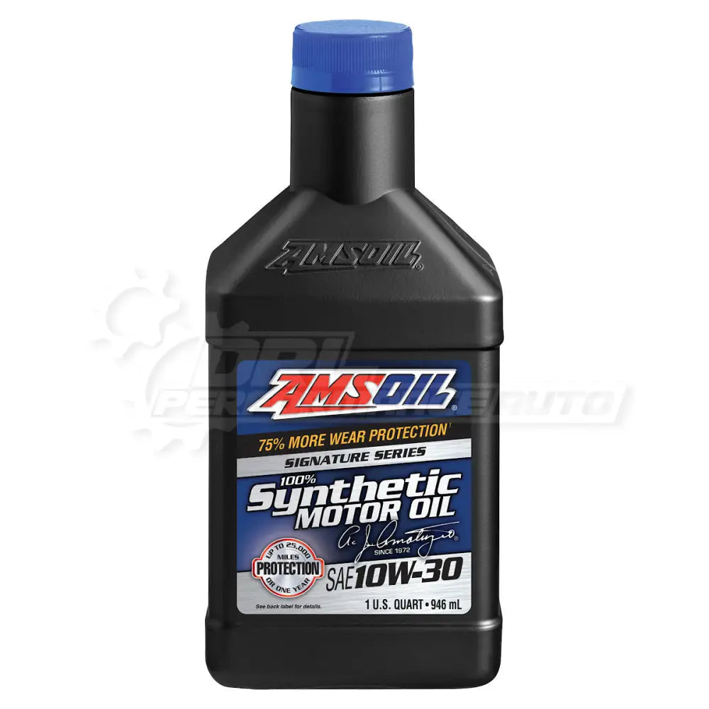 Amsoil Signature Series 10W-30 100% Synthetic Motor Oil Quart Engine