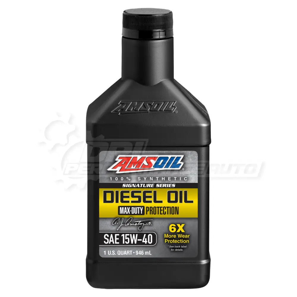 Amsoil Signature Series 15W-40 100% Synthetic Max-Duty Diesel Oil Quart Engine