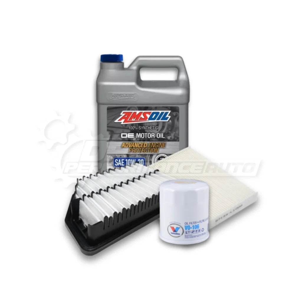 Hyundai Accent 2011-16 Basic Service Kit - Aftermarket / Amsoil OE 10w-30 / Yes Please! - Service Pack