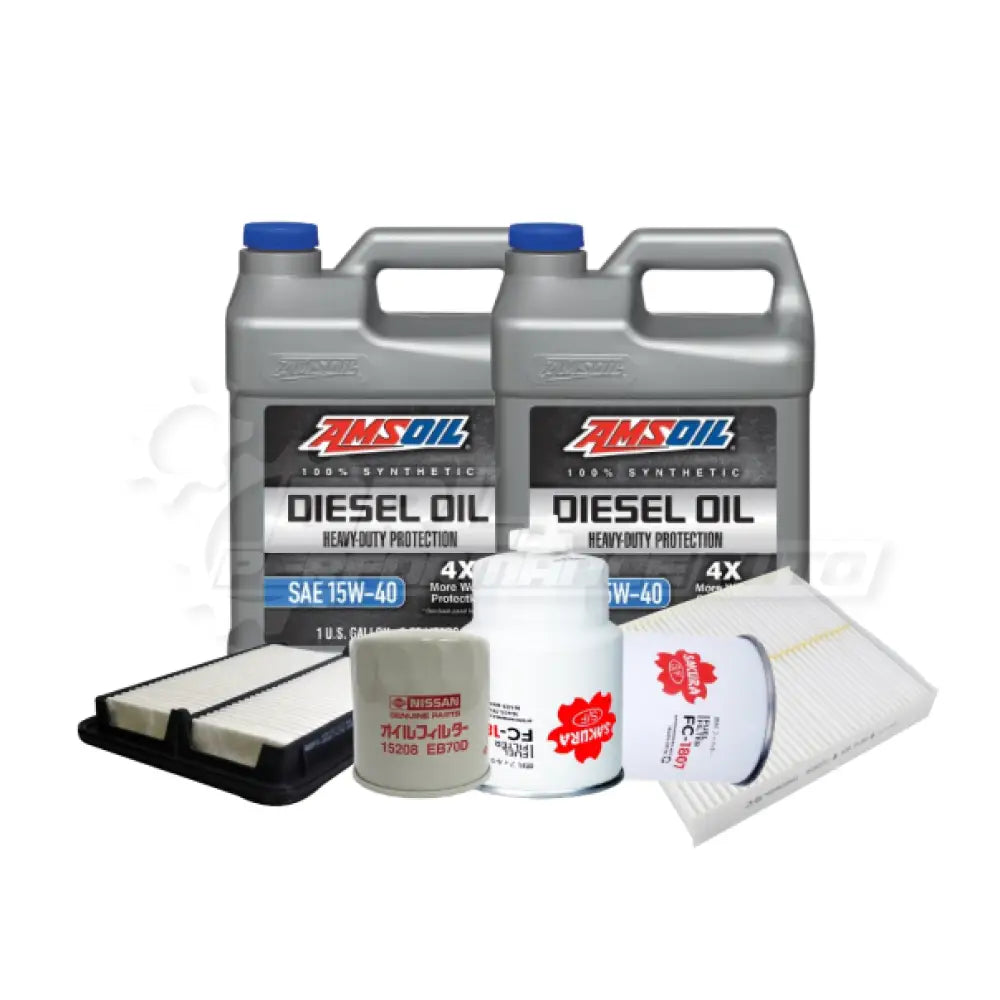 Nissan Navara/Frontier (D40) Service Package Builder Amsoil 15W40 Heavy Duty Full Synthetic /