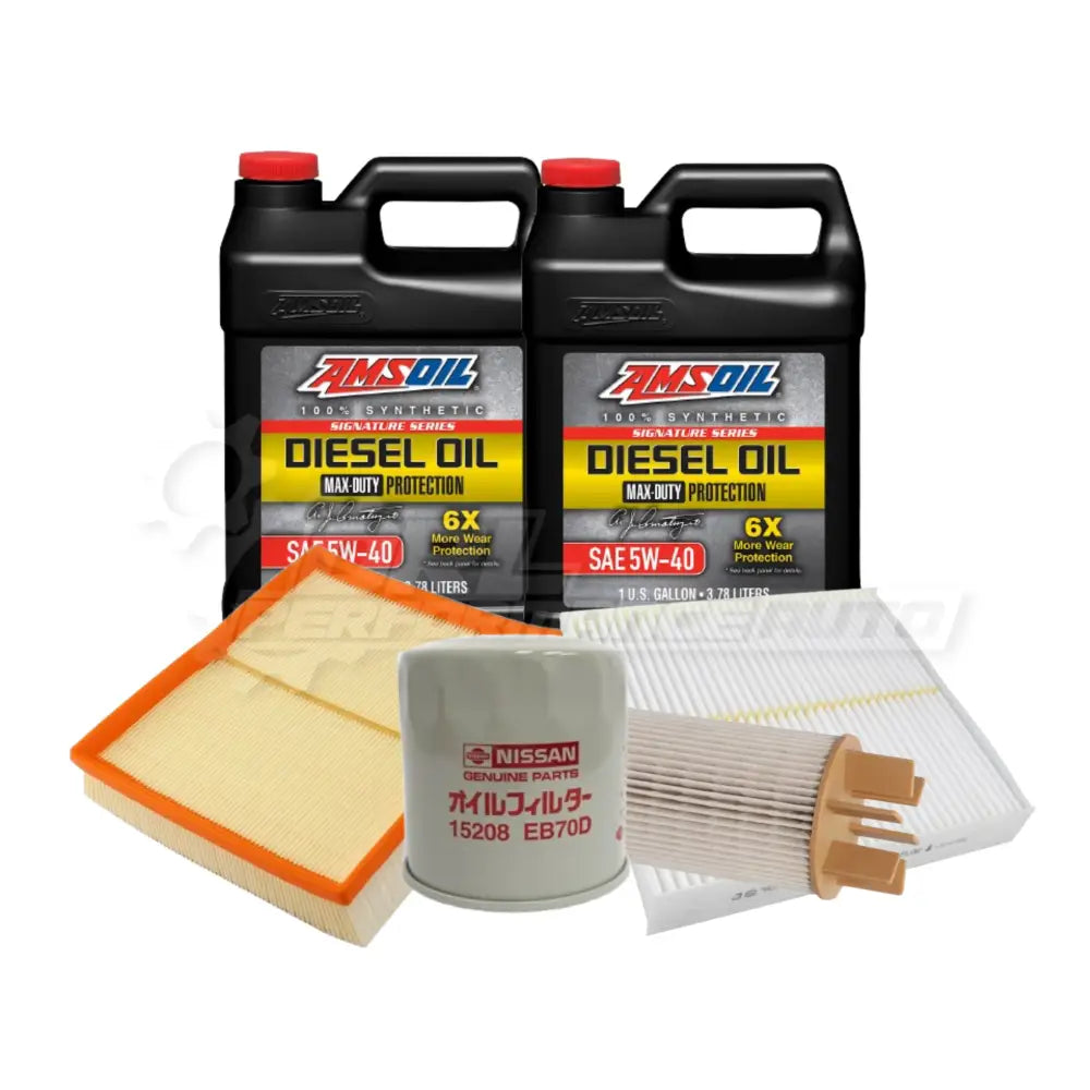 Nissan Navara/Frontier Np300 Service Package Builder Aftermarket / Amsoil 5W40 Max Duty Full