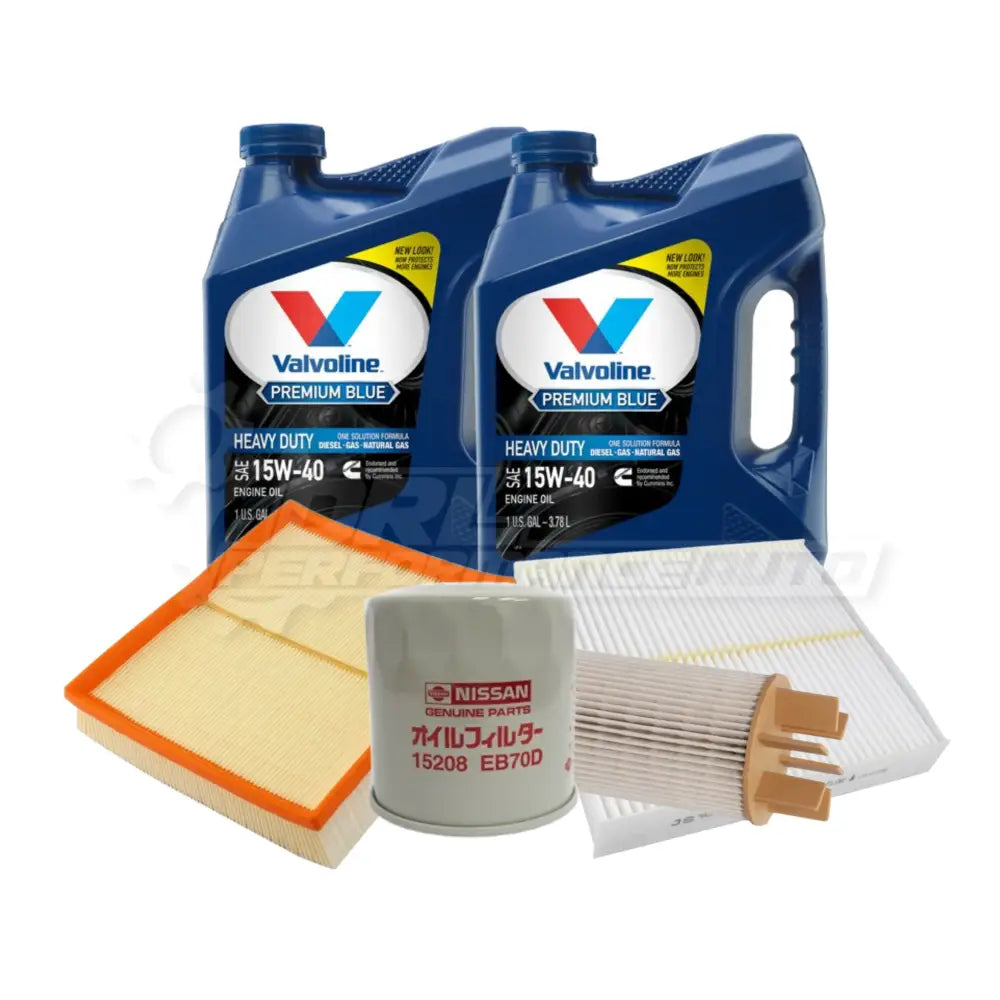 Nissan Navara/Frontier Np300 Service Package Builder Genuine / Valvoline 15W40 Heavy Duty Synthetic