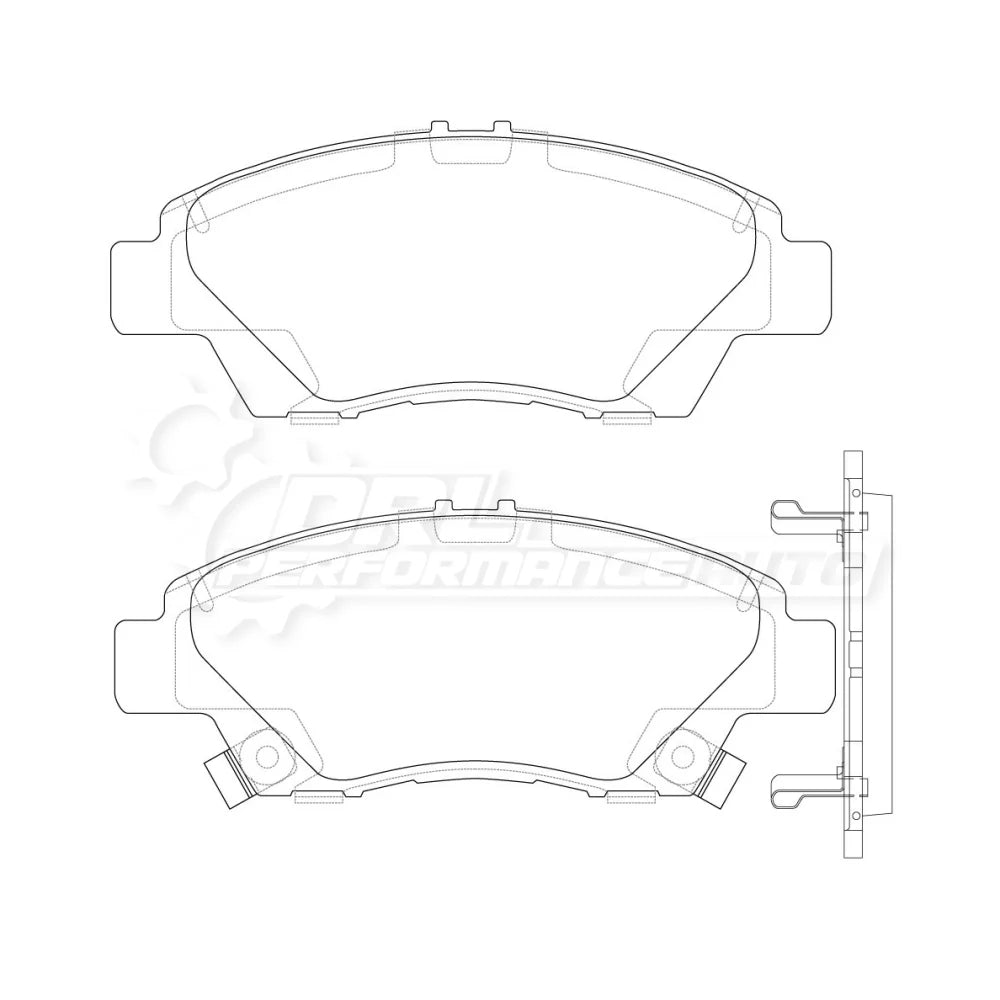 Sencheer Brake Pads - Honda Grace Hybrid Front Brake Pad