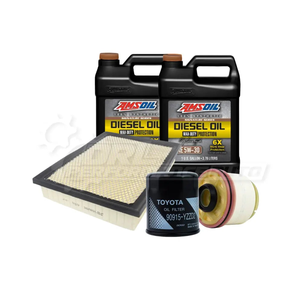 Toyota Hilux (Revo) Service Package Builder Genuine / Amsoil 5W30 Max Duty Full Synthetic No Thanks