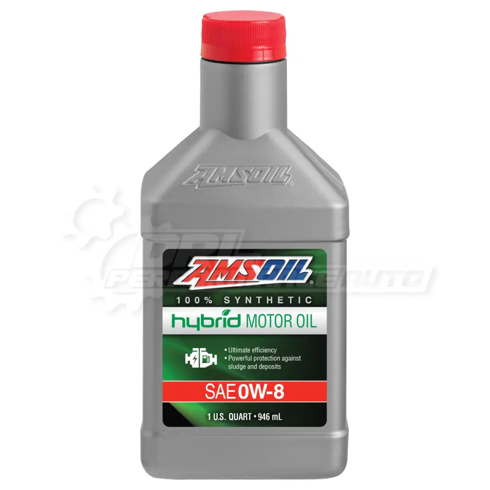 Amsoil 0W-8 100% Synthetic Hybrid Motor Oil Engine