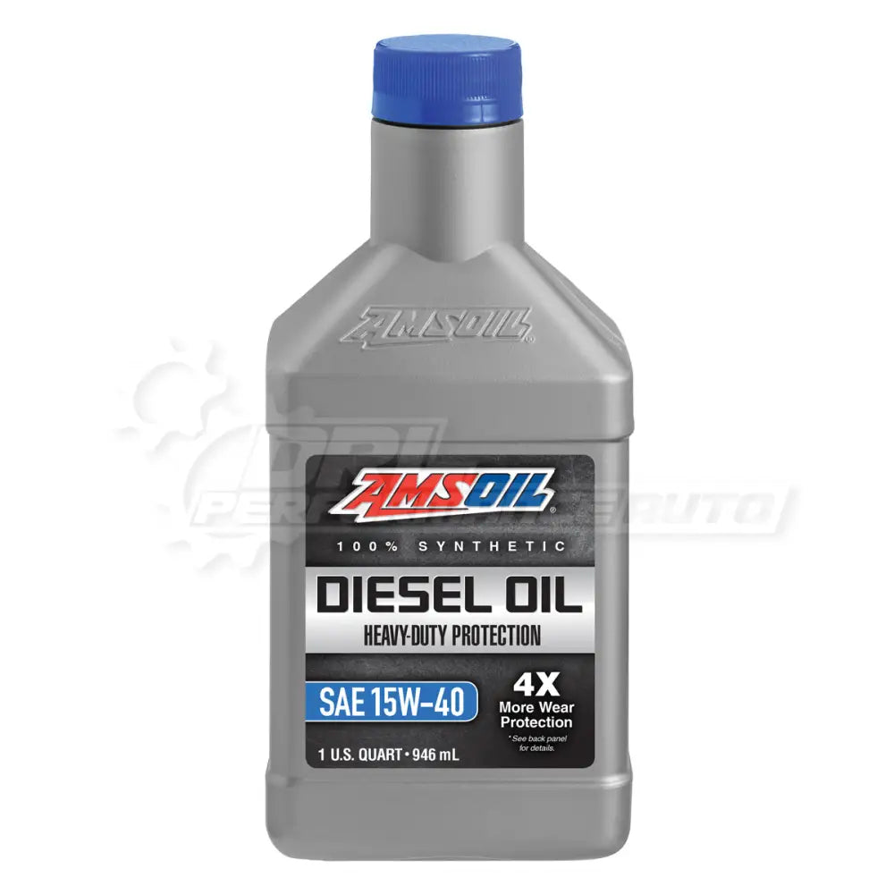 Amsoil 15W-40 Heavy-Duty 100% Synthetic Diesel Oil Quart Engine