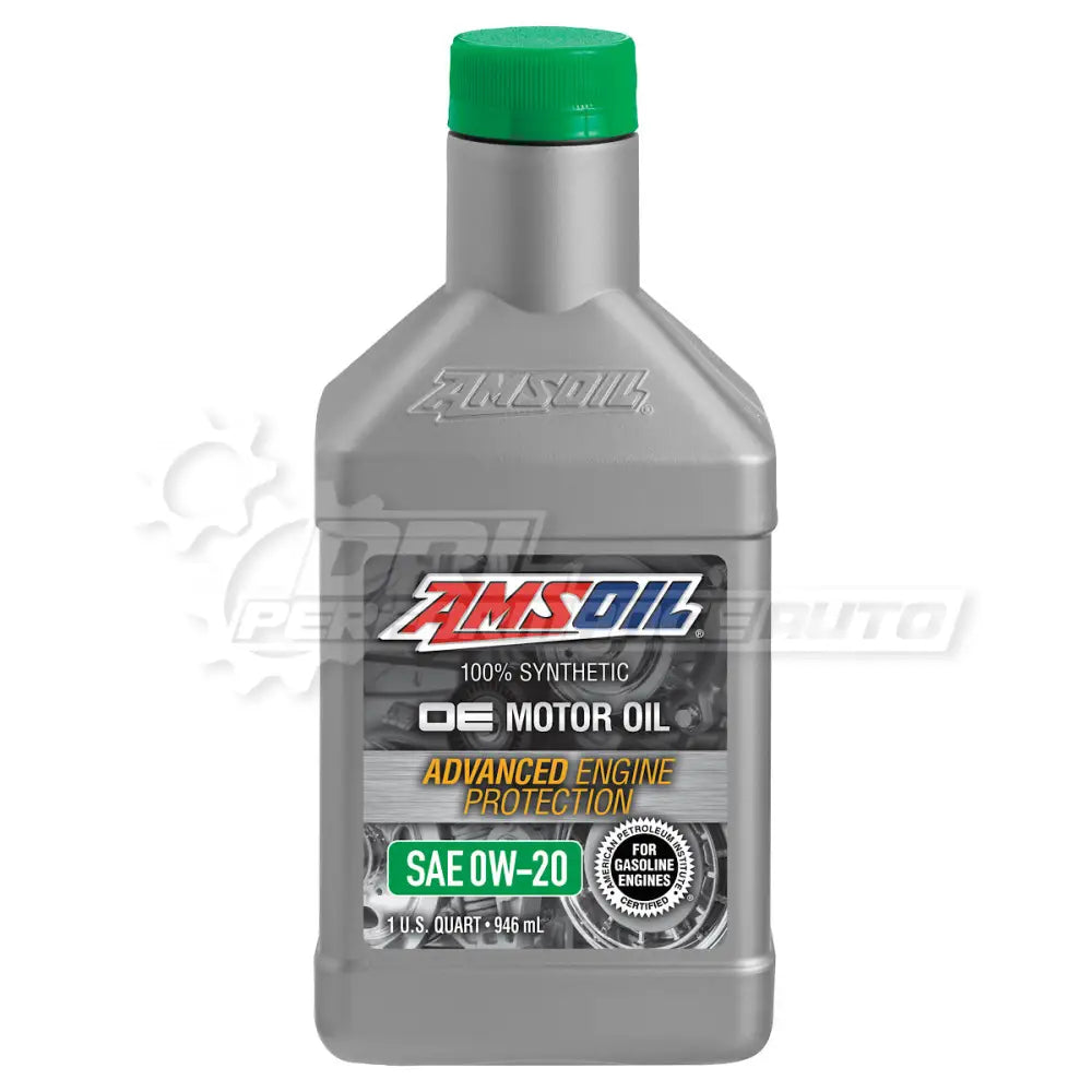 Amsoil Oe 0W-20 100% Synthetic Motor Oil Quart Engine