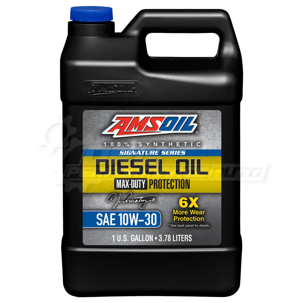 Amsoil Signature Series 10W-30 100% Synthetic Max-Duty Diesel Oil Gallon Engine