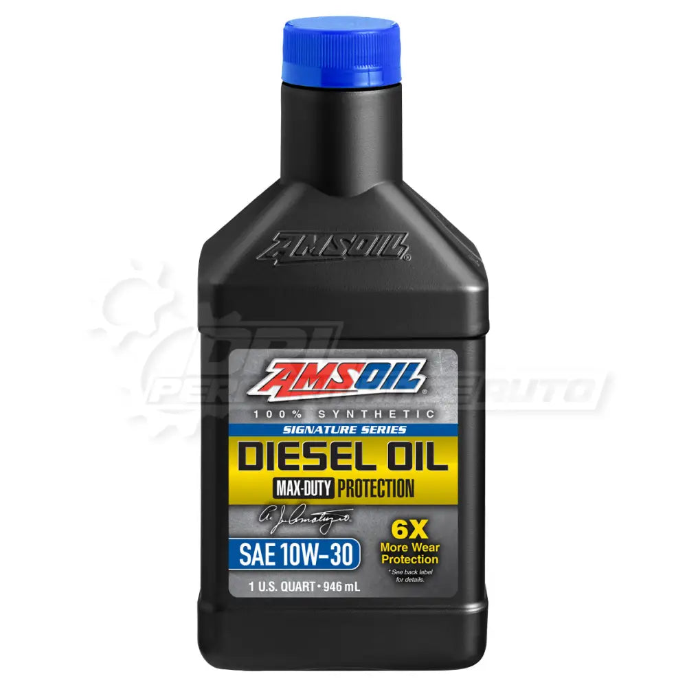 Amsoil Signature Series 10W-30 100% Synthetic Max-Duty Diesel Oil Quart Engine