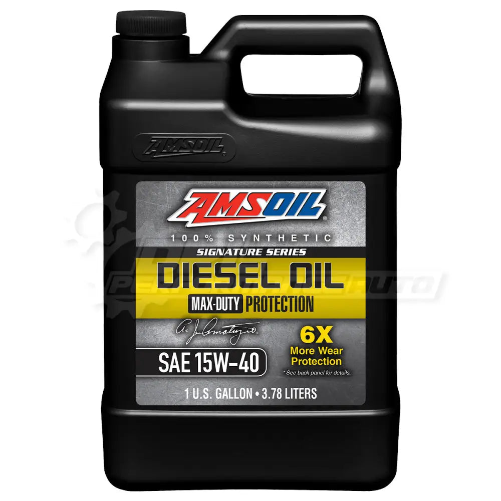 Amsoil Signature Series 15W-40 100% Synthetic Max-Duty Diesel Oil Gallon Engine