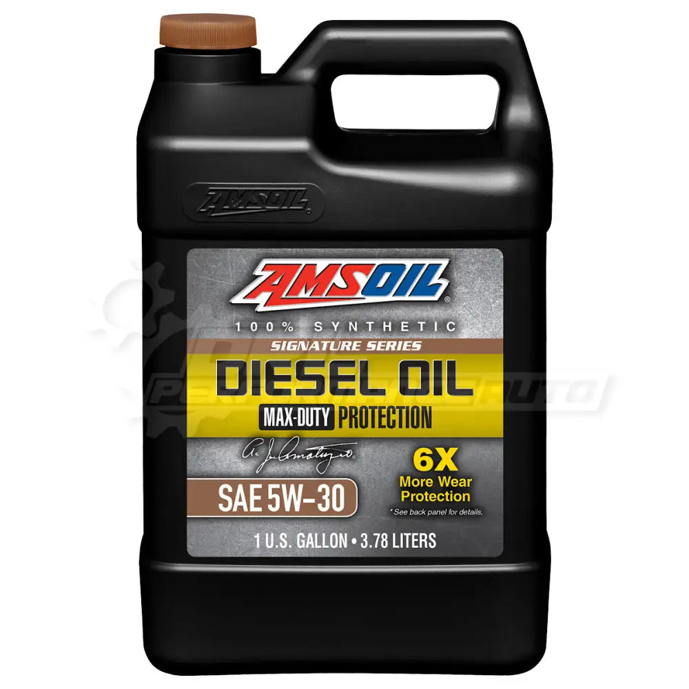 Amsoil Signature Series 5W-30 100% Synthetic Max-Duty Diesel Oil Gallon Engine