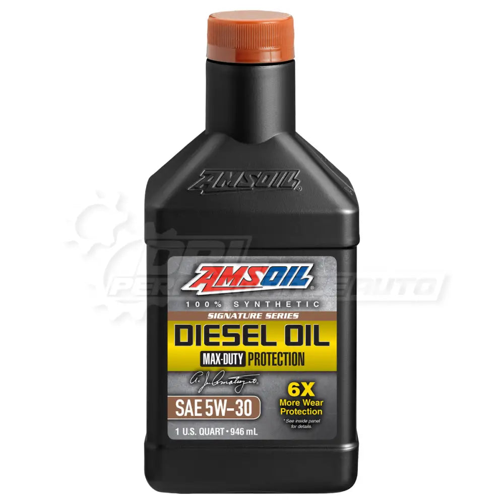 Amsoil Signature Series 5W-30 100% Synthetic Max-Duty Diesel Oil Quart Engine