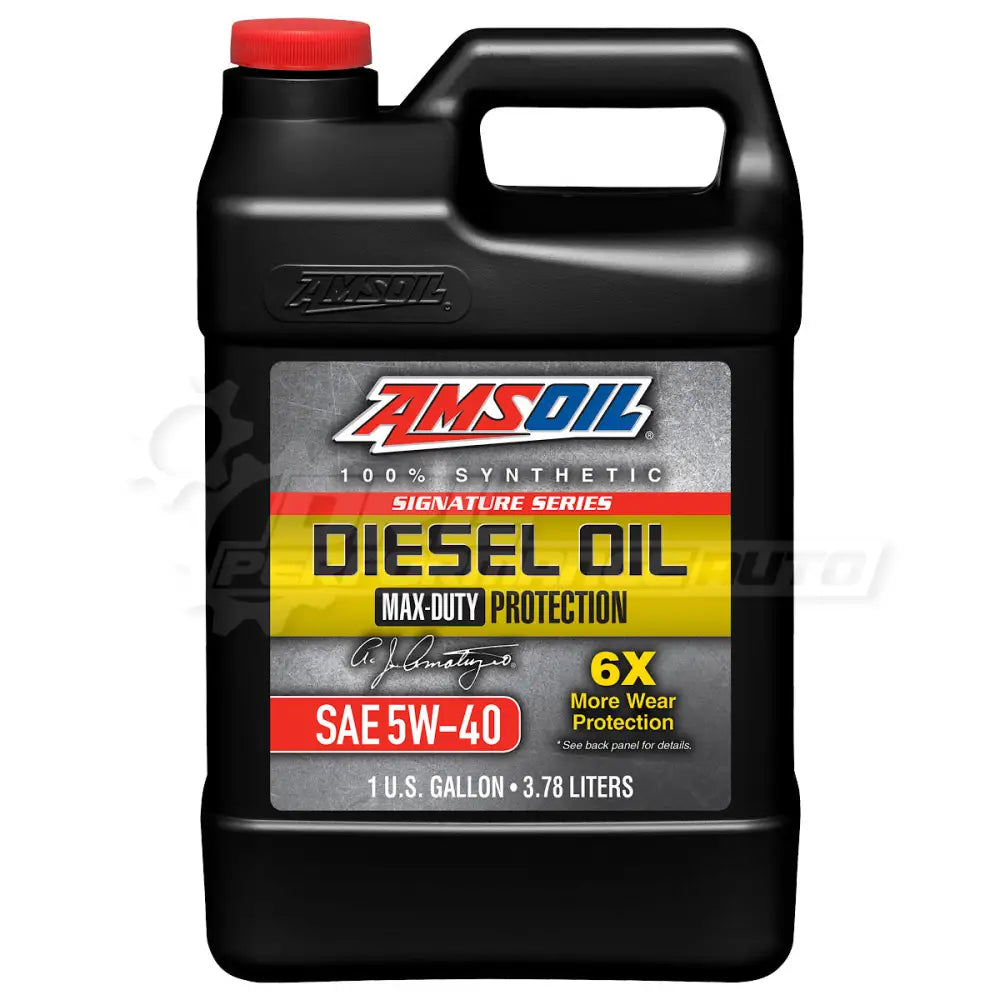 Amsoil Signature Series 5W-40 100% Synthetic Max-Duty Diesel Oil Gallon Engine