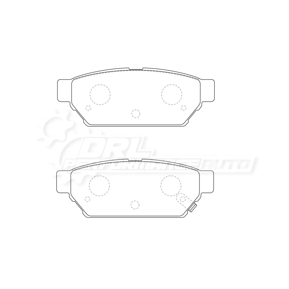 GLOC Brake Pad - Evo 1-3 R6 Rear Brake Pad
