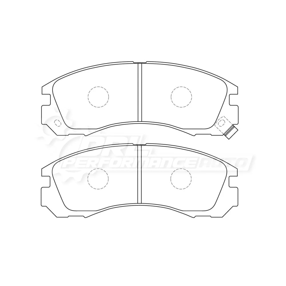 GLOC Brake Pad - Evo 1-4 R10 Front Brake Pad