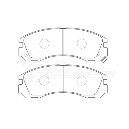 GLOC Brake Pad - Evo 1-4 R10 Front Brake Pad
