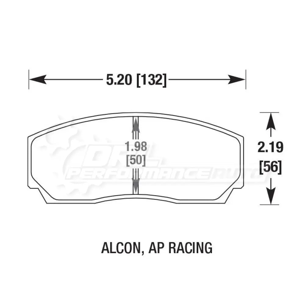 Hawk Hps Brake Pad - 4 Piston R10 Front Ap/Wilwood
