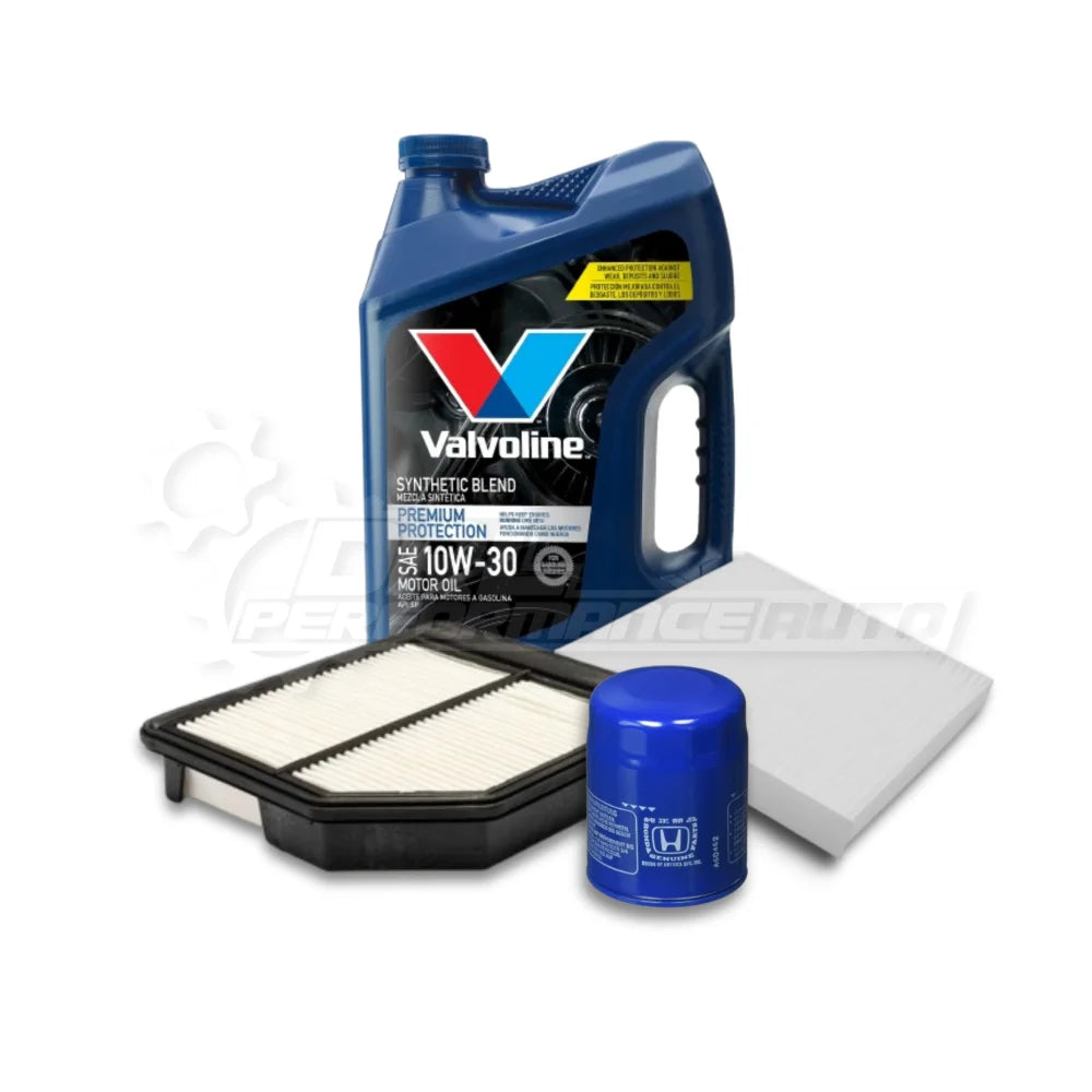 Honda Civic (FA1/2 FD1) R18A and R16 Basic Service Kit Genuine Honda / Valvoline Premium Protection Blend 10w30 / Yes
