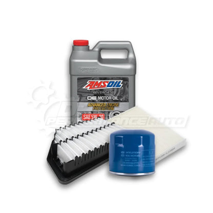 Hyundai Accent 2011-16 Basic Service Kit - Hyundai / Amsoil OE 5w-30 / Yes Please! - Service Pack