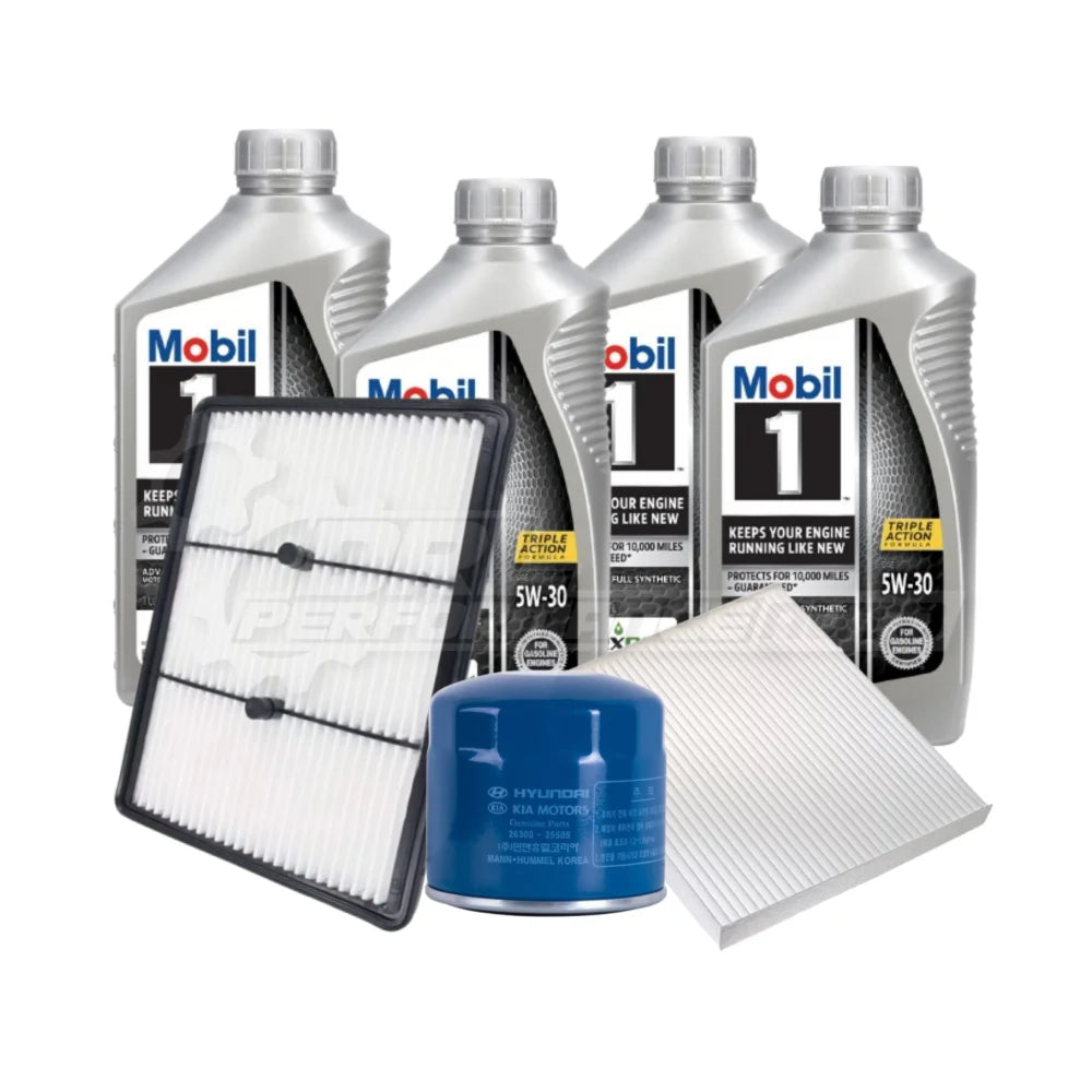 Kia Niro Hybrid 2019-2022 Basic Service Kit - Mobil 1 Advanced Full Synthetic 5w-30 / Genuine Kia / Yes Please!