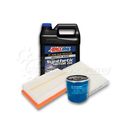 Kia Rio 2017-23 (1.4) Basic Service Kit Kia Genuine / Amsoil Signature Series 10w30 / Yes Please! Service Pack