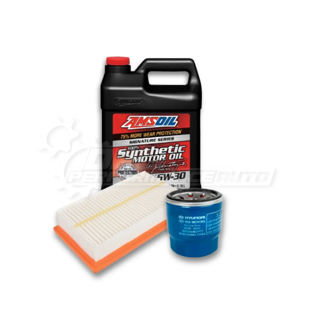 Kia Rio 2017-23 (1.4) Basic Service Kit Kia Genuine / Amsoil Signature Series 5w30 / No Thanks Service Pack