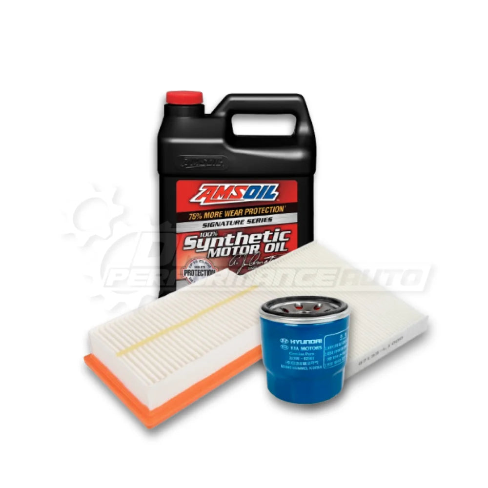 Kia Rio 2017-23 (1.4) Basic Service Kit Kia Genuine / Amsoil Signature Series 5w30 / Yes Please! Service Pack