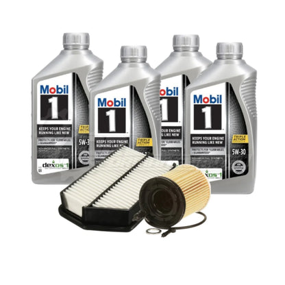 Kia Seltos (1.5) Basic Service Kit - Genuine Kia / Mobil 1 Advanced Full Synthetic 5w-30 / No Thanks - Service Pack
