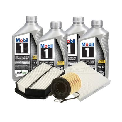 Kia Seltos (1.5) Basic Service Kit - Genuine Kia / Mobil 1 Advanced Full Synthetic 5w-30 / Yes Please! - Service Pack