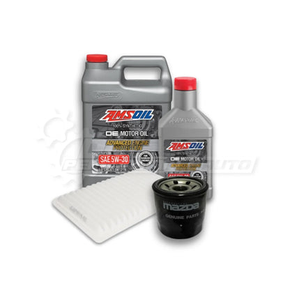 Mazda 3 2008-12 (1.6 Z6) Basic Service Kit - Genuine Mazda / Amsoil OE 5w-30 / No Thanks - Service Pack