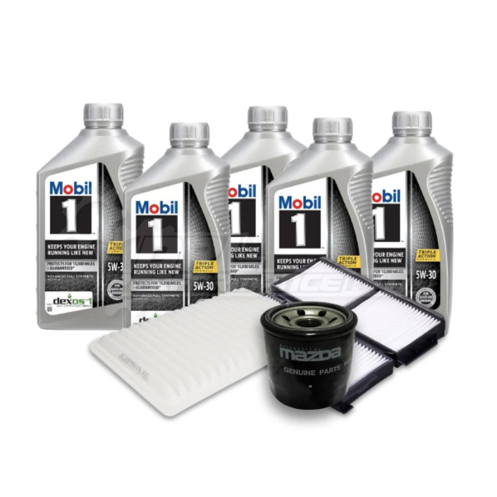 Mazda 3 2008-12 (1.6 Z6) Basic Service Kit - Genuine Mazda / Mobil 1 5w-30 Advanced Full Synthetic / Yes Please!