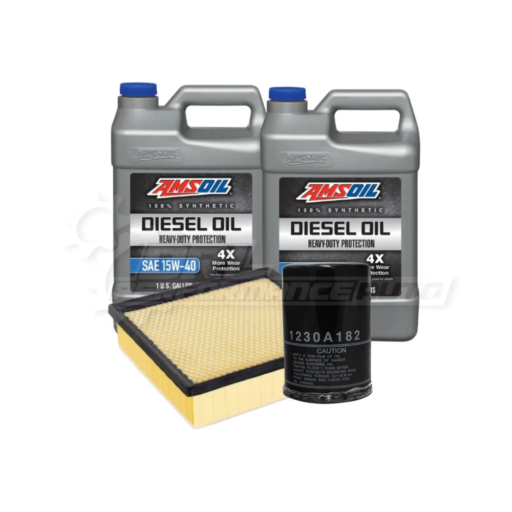 Mitsubishi Sportero / L200 2.4 4N15 (KL1T) Basic Service Kit Amsoil Heavy Duty 4x 15w40 / None / No Thanks Service Pack