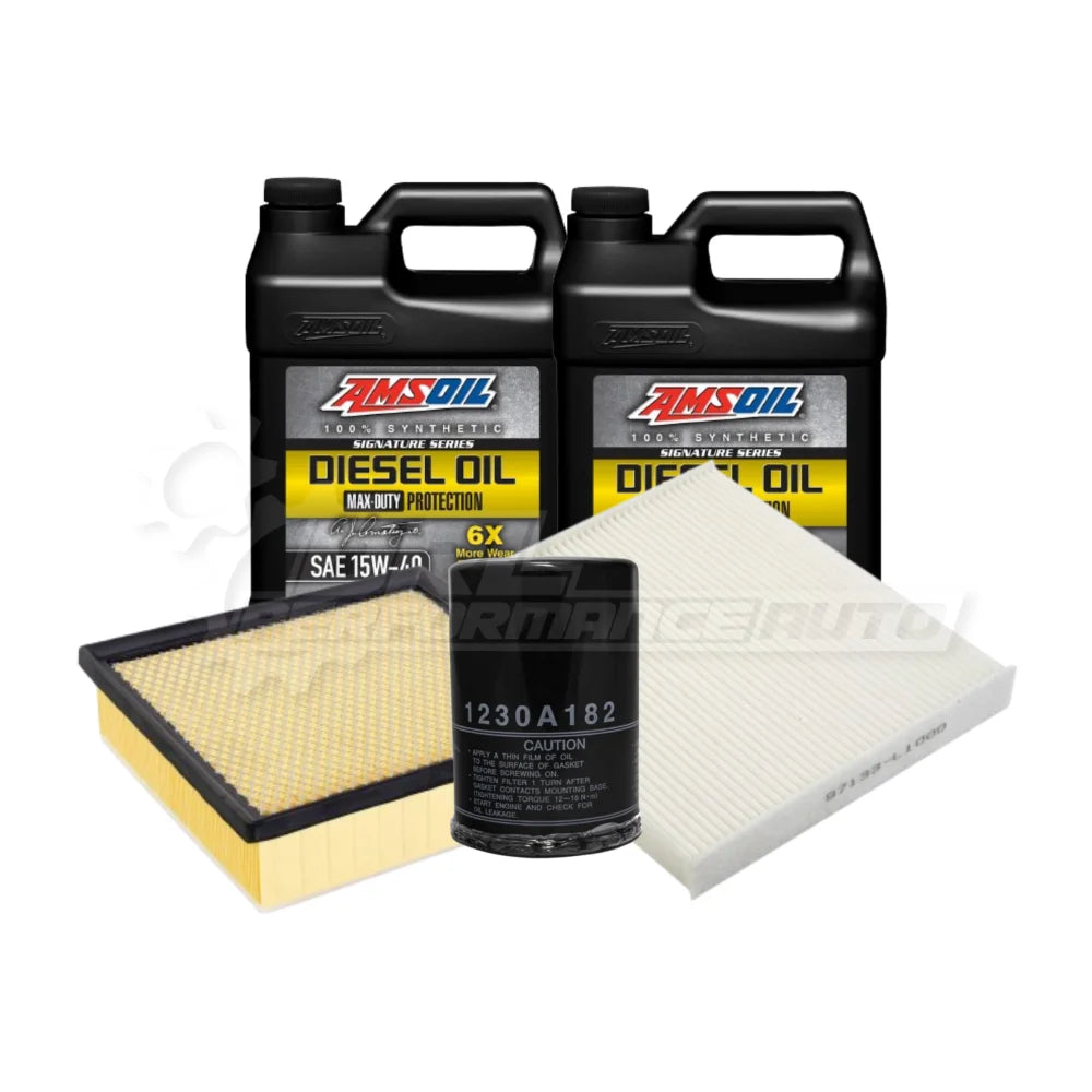 Mitsubishi Sportero / L200 2.4 4N15 (KL1T) Basic Service Kit Amsoil Signature Series 6x 15w40 / None / Yes Please!