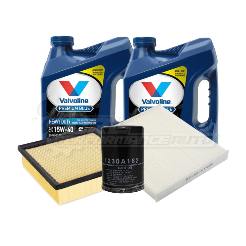 Mitsubishi Sportero / L200 2.4 4N15 (KL1T) Basic Service Kit Valvoline Heavy Duty Synthetic Blend 15w40 / None / Yes