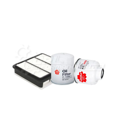 Mitsubishi Sportero / L200 (Kb4T) Filters Bundle Sakura Oil & Genuine Air No Thanks Service Pack