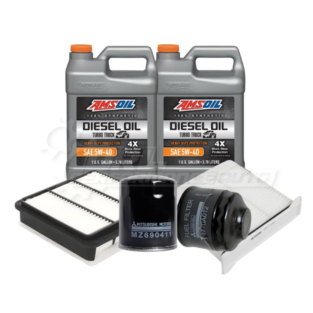 Mitsubishi Triton/L200 (Kb4T) Service Package Builder Amsoil 5W40 Heavy Duty Full Synthetic / Yes