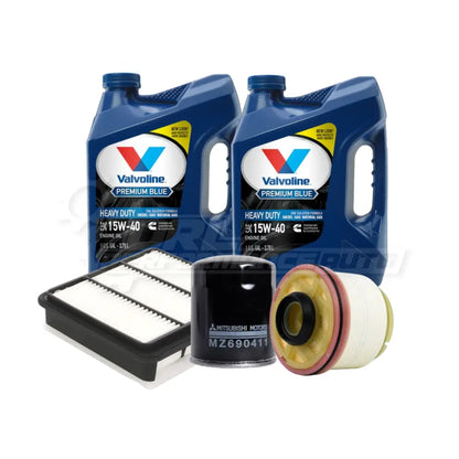 Mitsubishi Triton/L200 (Kl) Service Package Builder Genuine / Valvoline 15W40 Heavy Duty Synthetic