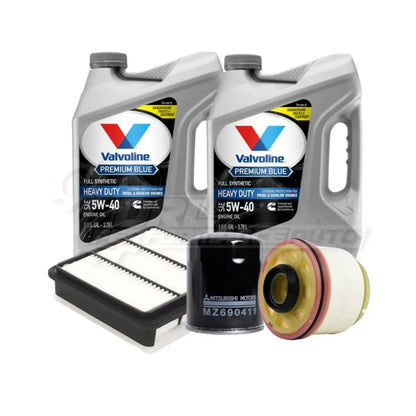 Mitsubishi Triton/L200 (Kl) Service Package Builder Genuine / Valvoline 5W40 Heavy Duty Full