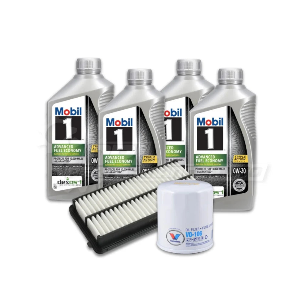 Nissan C28 Serena E-Power Basic Service Kit - Aftermarket Oil Filter / Mobil 1 Advanced Full Synthetic 0w-20 / No