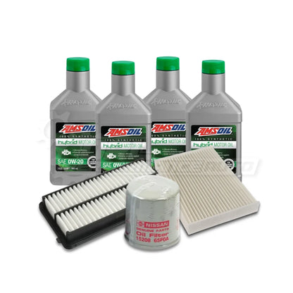 Nissan C28 Serena E-Power Basic Service Kit - Genuine Nissan Oil Filter / Amsoil Hybrid 0w-20 / Yes Please! - Service