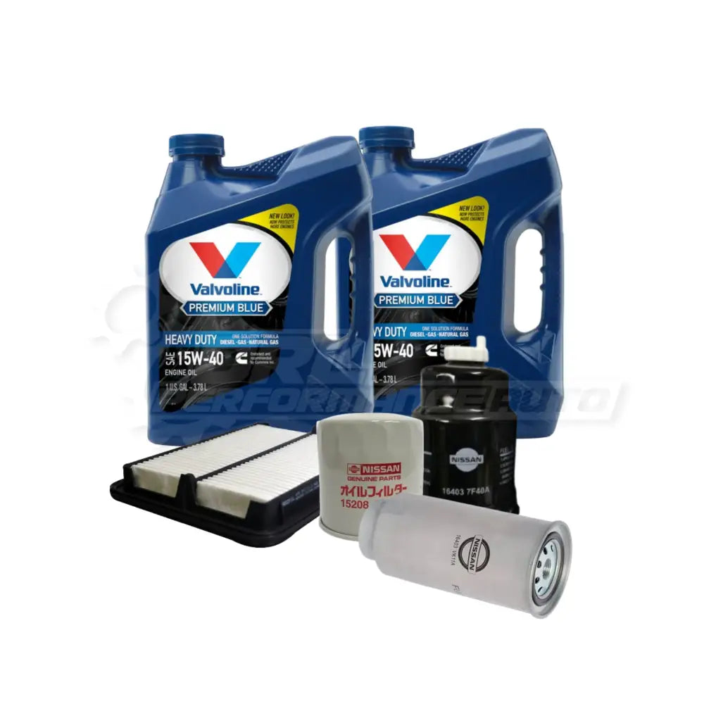 Nissan Navara/Frontier (D40) Service Package Builder Genuine / Valvoline 15W40 Heavy Duty Synthetic