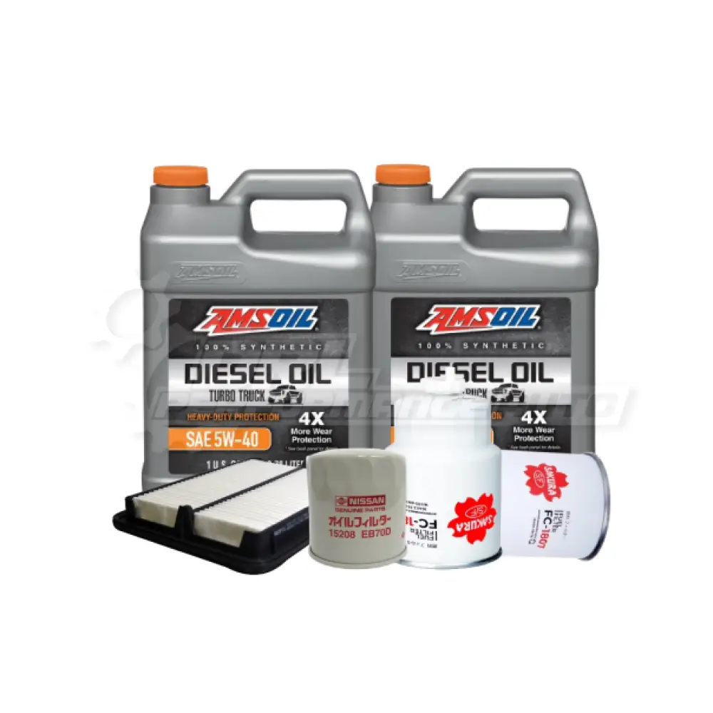 Nissan Navara/Frontier (D40) Service Package Builder Amsoil 5W40 Heavy Duty Full Synthetic / Sakura