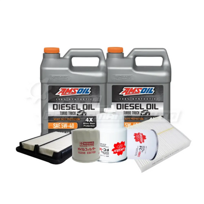 Nissan Navara/Frontier (D40) Service Package Builder Amsoil 5W40 Heavy Duty Full Synthetic / Sakura