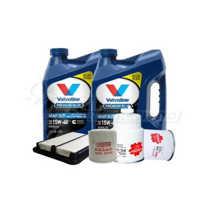 Nissan Navara/Frontier (D40) Service Package Builder Valvoline 15W40 Heavy Duty Synthetic Blend /