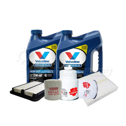 Nissan Navara/Frontier (D40) Service Package Builder Valvoline 15W40 Heavy Duty Synthetic Blend /