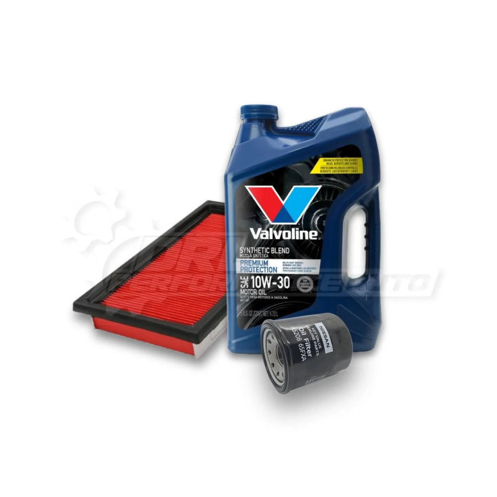 Nissan Tiida C11 Wingroad Y12 Silphy G11 Basic Service Kit - Valvoline Premium Protection 10w-30 / Nissan Genuine / No