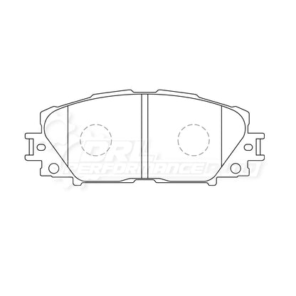 Sencheer Brake Pads - Aqua Fielder Hybrid Front Brake Pad