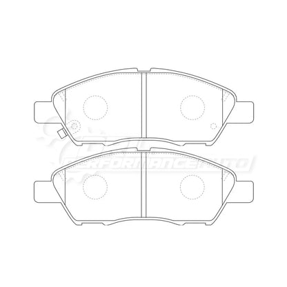 Sencheer Brake Pads - Nissan Note E12 March K13 Brake Pad