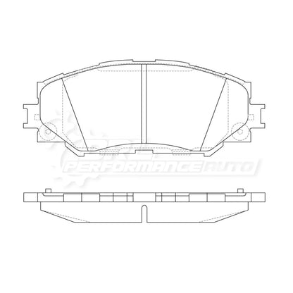 Sencheer Brake Pads - NZE141 Front Brake Pad